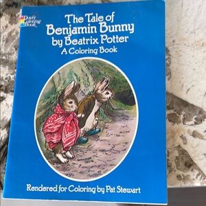 Vintage The Tale of Benjamin Bunny Coloring Book